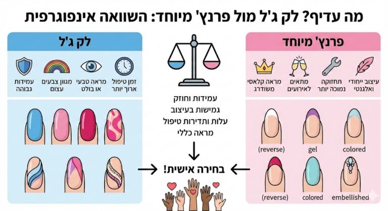 לק ג'ל פרנץ מיוחד